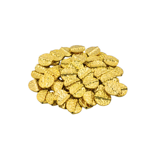 15 mm Mat Altın Kaplama Pirinç Döküm Ara Model 15 mm Mat Altın Kaplama Pirinç Döküm Ara Model