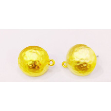 Altın Kaplama Pirinç Küpe Malzemesi (1 çift)