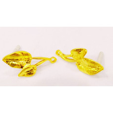 Altın Kaplama Pirinç Küpe Malzemesi (1 çift)