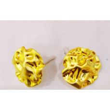 Altın Kaplama Pirinç Küpe malzemesi (1 çift)