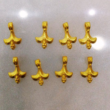 Altın Kaplama Lale Formlu Takı Sallantı Aparatı (1 Adet)