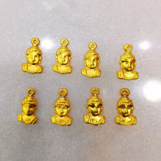 Altın Kaplama Budha (Buda) Figürlü Takı Aparatı - 1 Adet