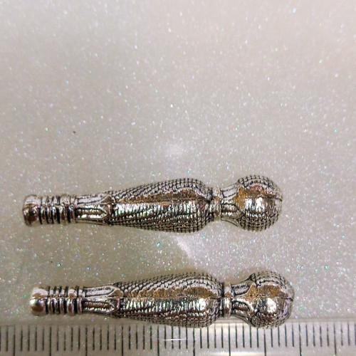 Gümüş Kaplama Metal Tesbih İmamesi - Baklava Desenli Elips Model (1 Adet) Gümüş Kaplama Metal Tesbih İmamesi - Baklava Desenli Elips Model (1 Adet)